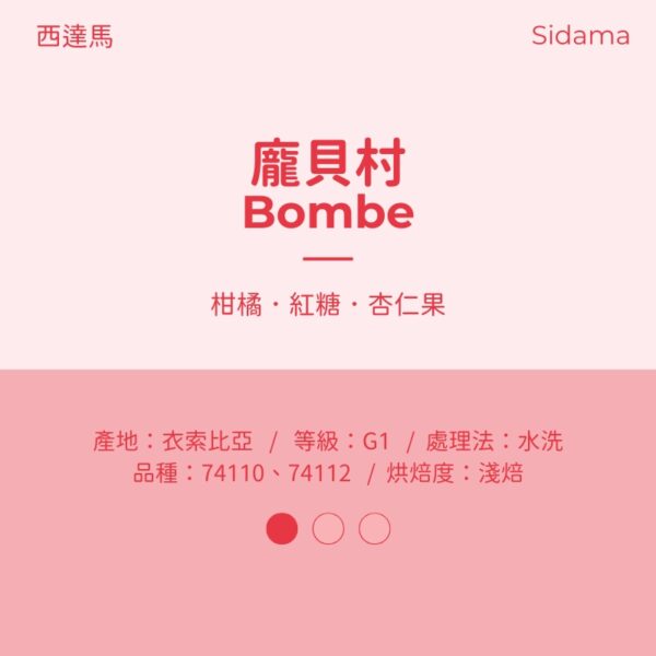 衣索比亞 水洗 淺焙 西達馬 班莎『龐貝』G1
